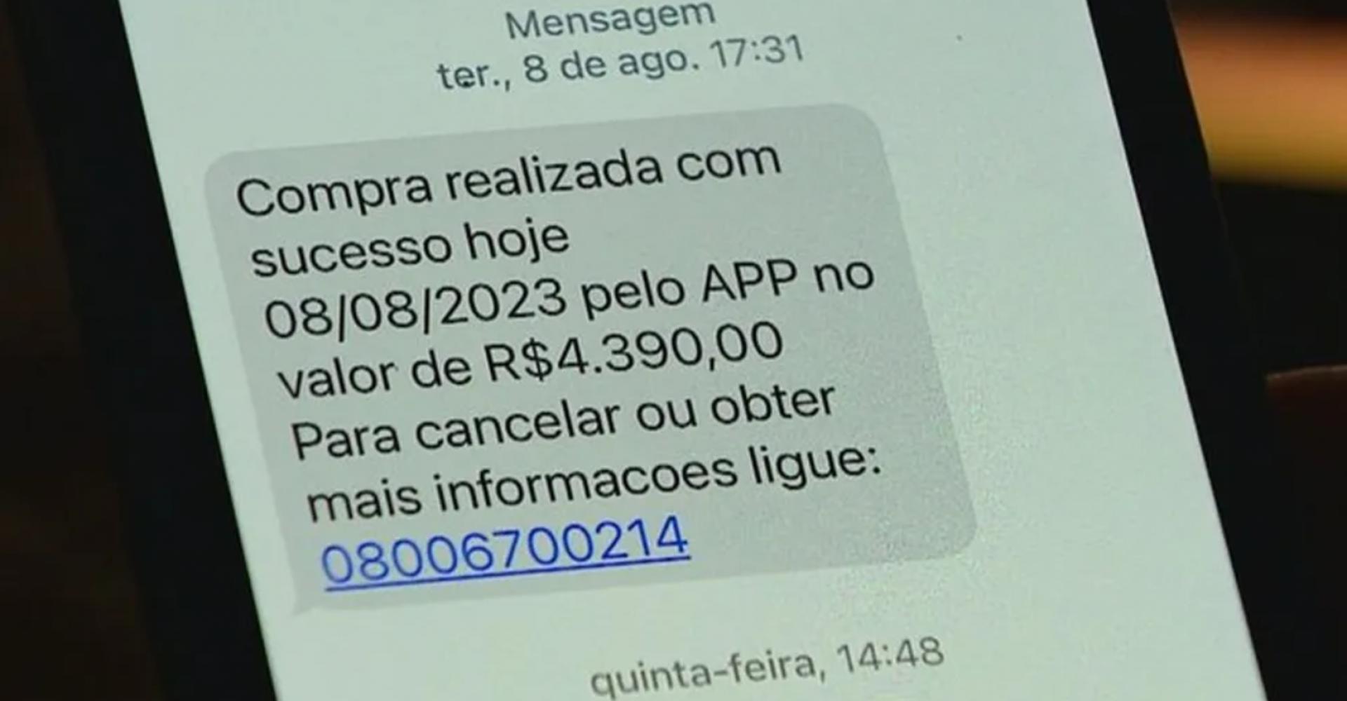 Golpe usa mensagem de texto falsa sobre compra no cartão de crédito no RS –  Clic News